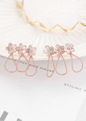 BlossomDrape™ 925 Sterling Silver Earrings