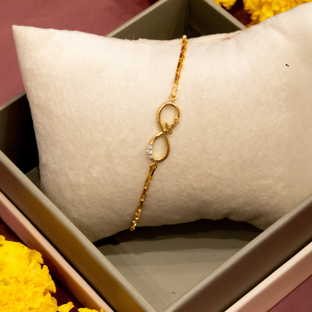 Bro Bond - Lab Diamond Men's Rakhi Secondary image