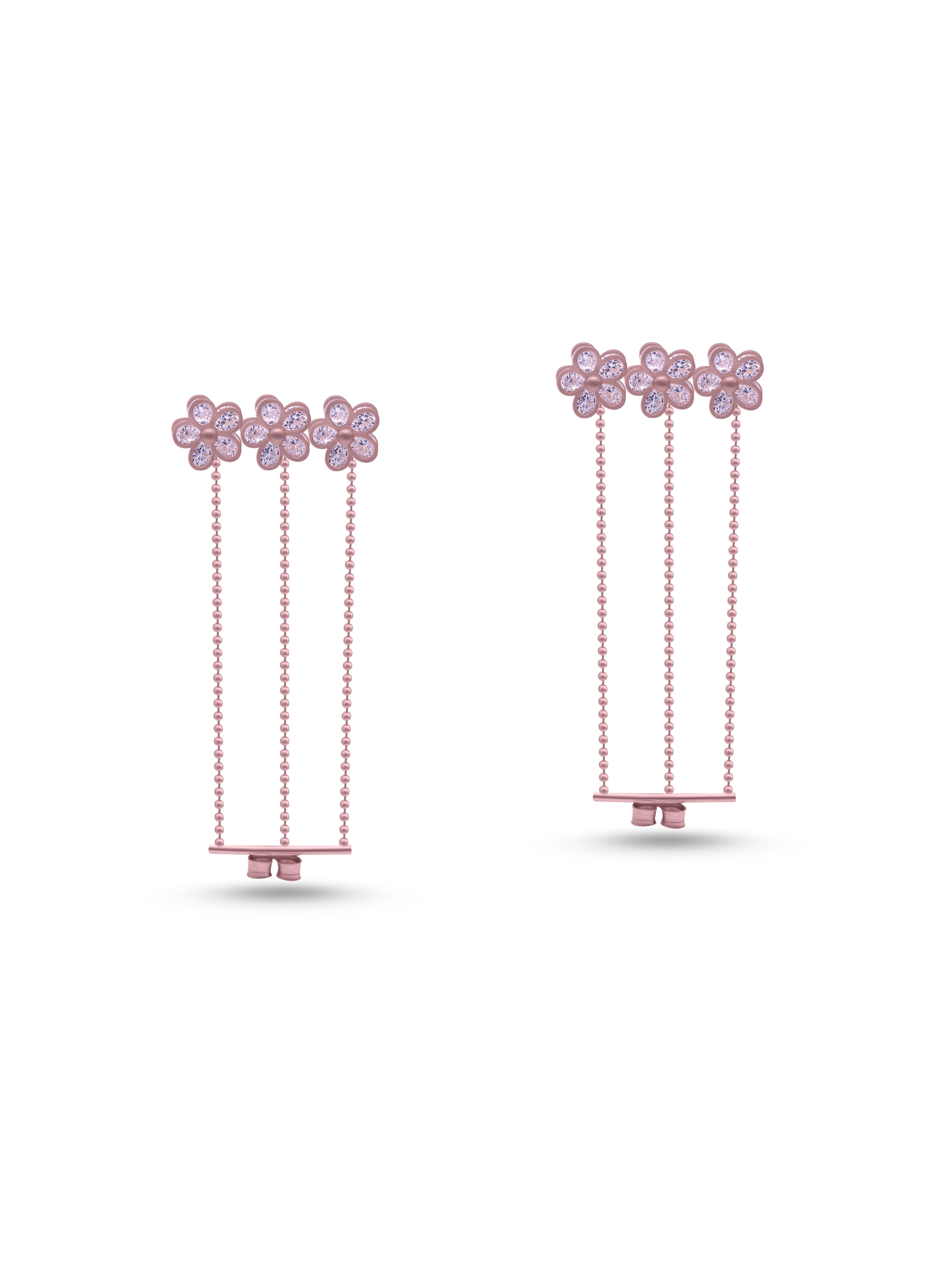 BlossomDrape™ 925 Sterling Silver Earrings