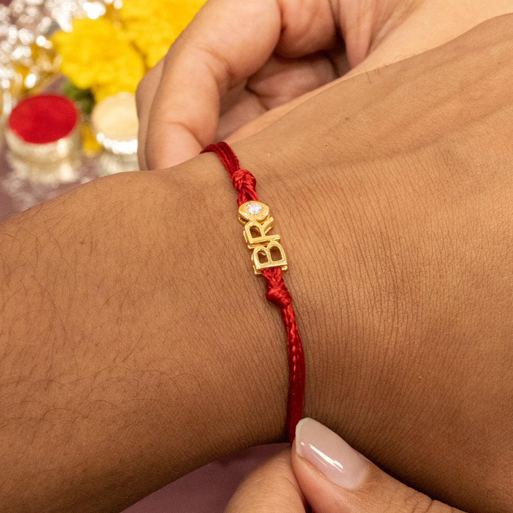 Bro Code - Lab Diamond Men's Rakhi Main image
