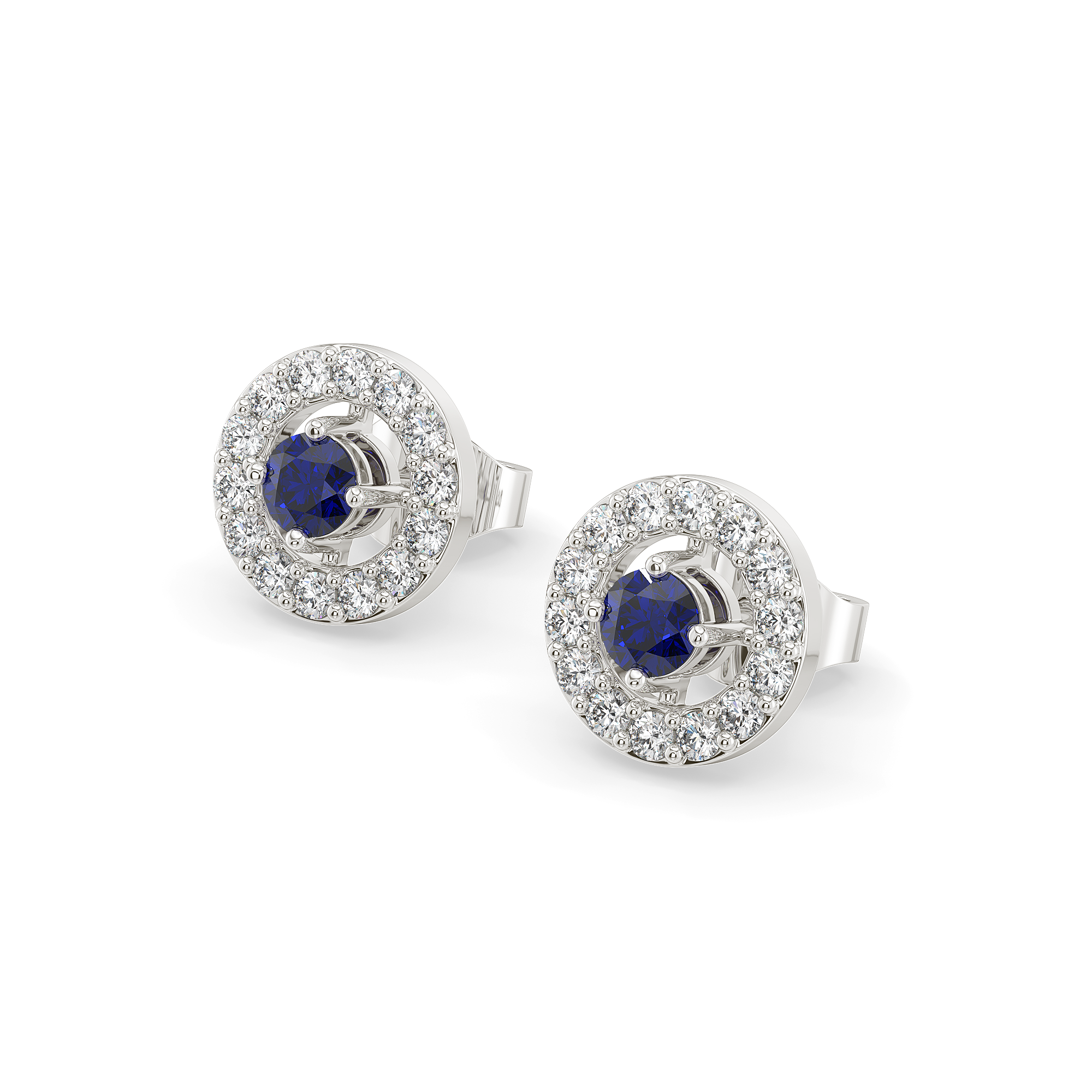 Wink of Protection - Lab Diamond Stud Earrings