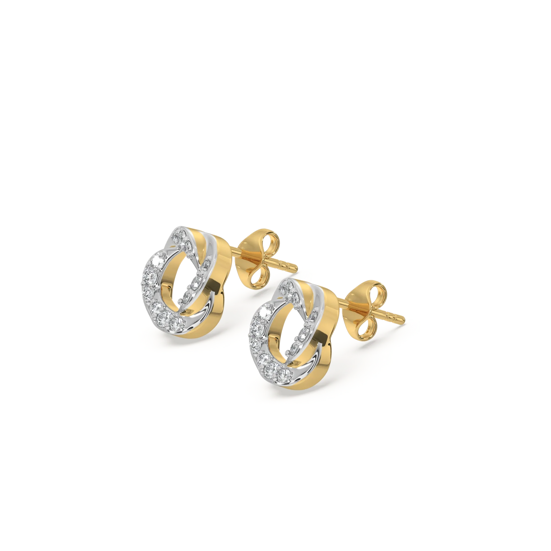 Urban - Lab Diamond Stud Earrings Secondary image