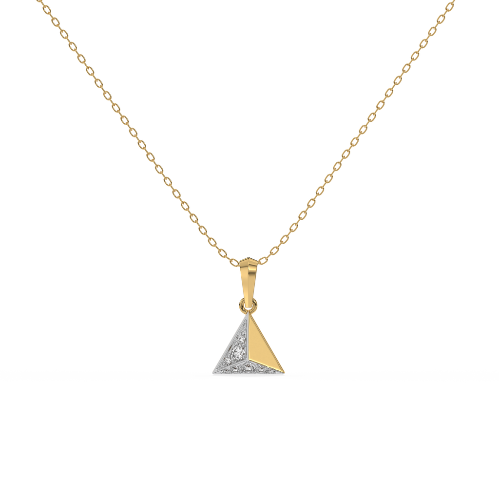 Prism Point - Lab Diamond Pendant Necklace
