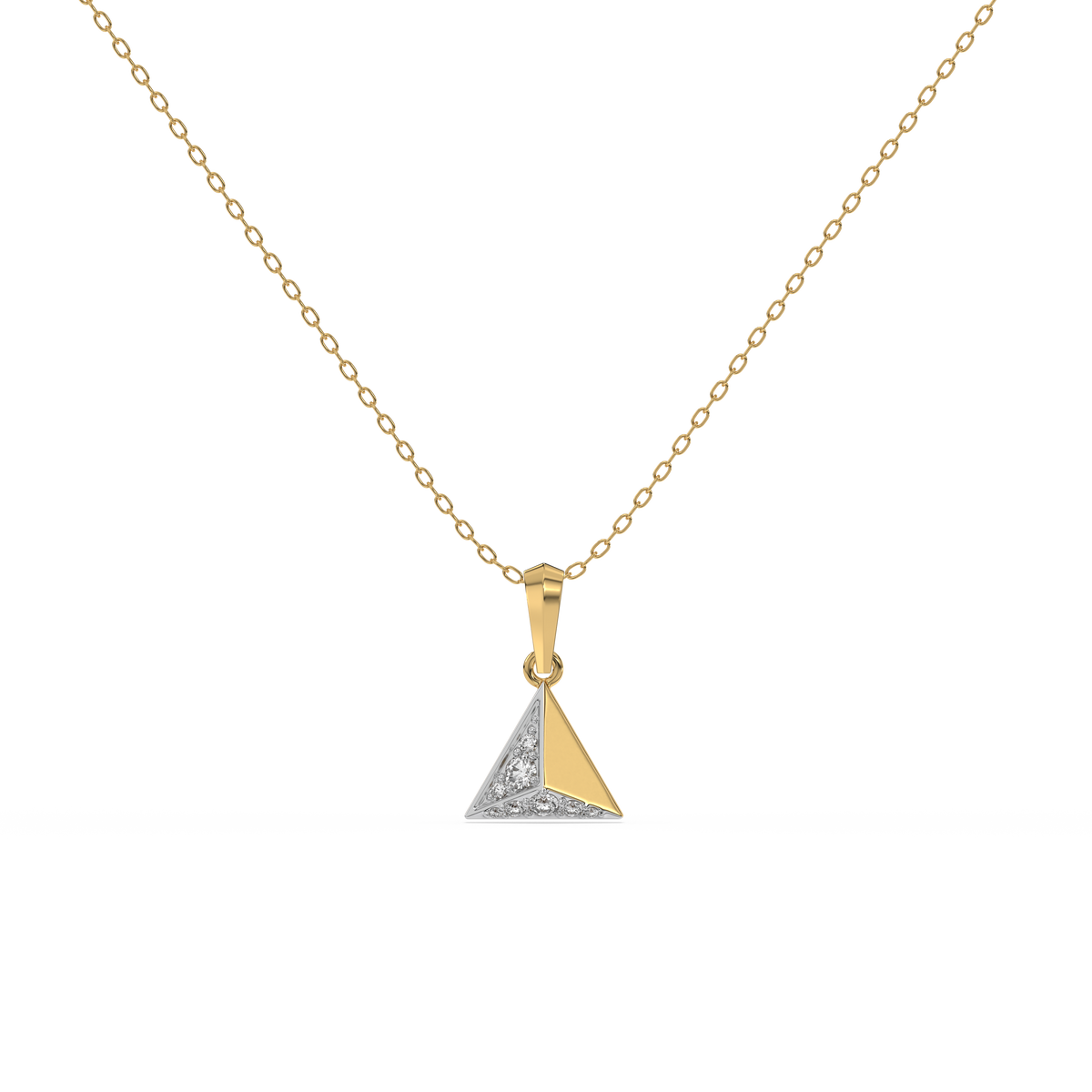 Prism Point - Lab Diamond Pendant Necklace