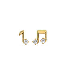 Harmony Beam - Lab Diamond Stud Earrings