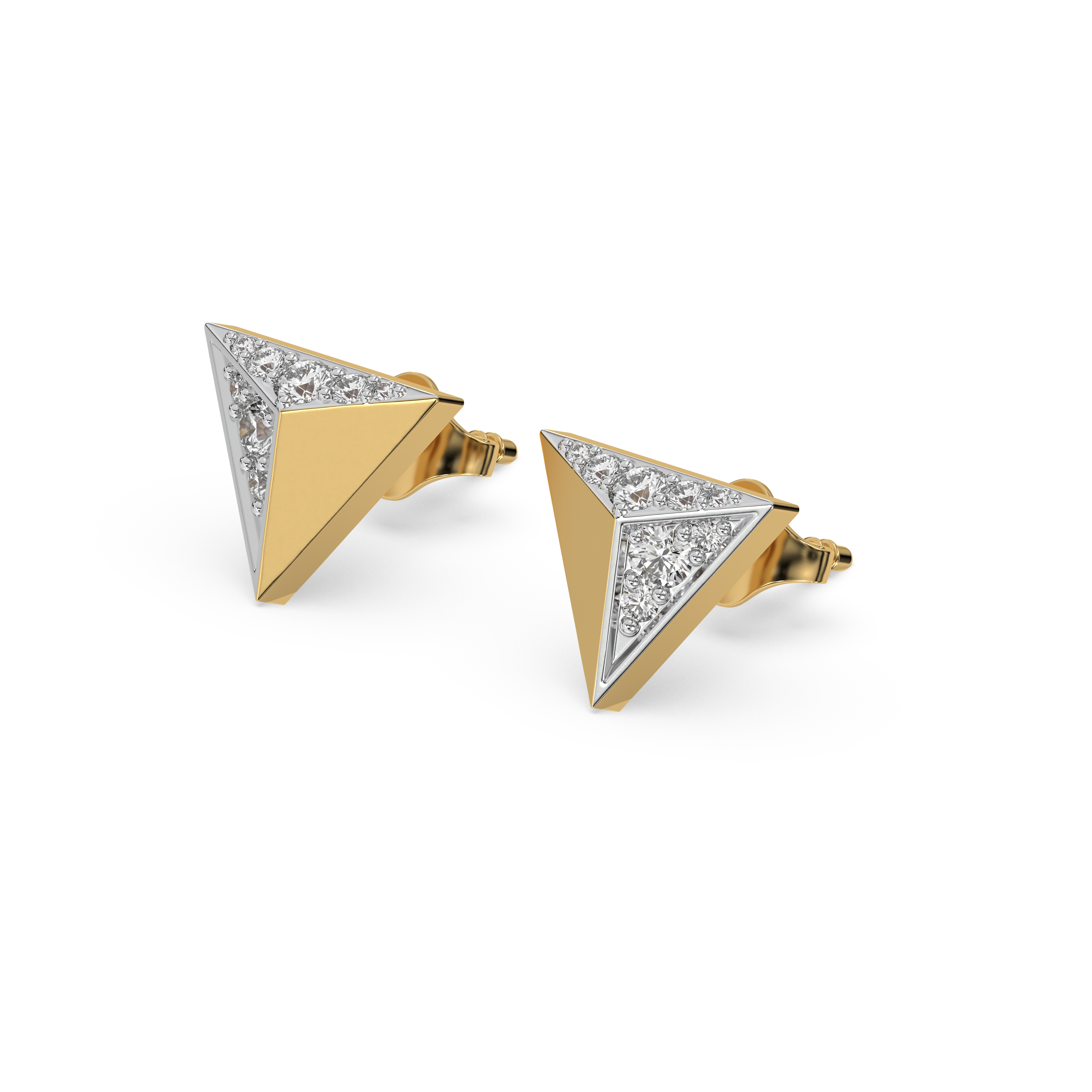 Prism Point - Lab Diamond Stud Earrings