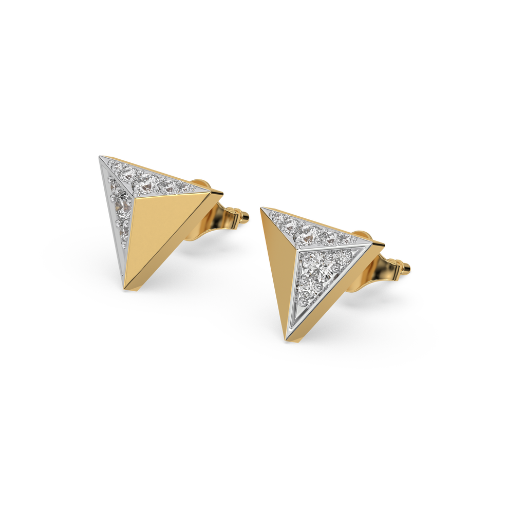 Prism Point - Lab Diamond Stud Earrings