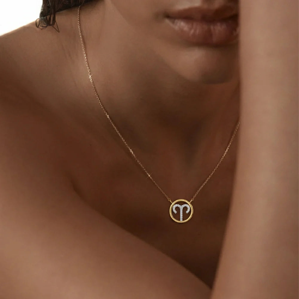 Aries Ember - Lab Diamond Necklace