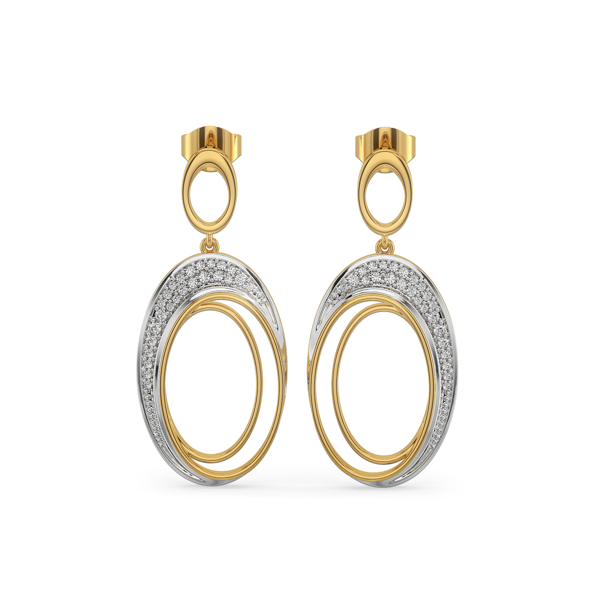Tidal Grace - Lab Diamond Drop Earrings