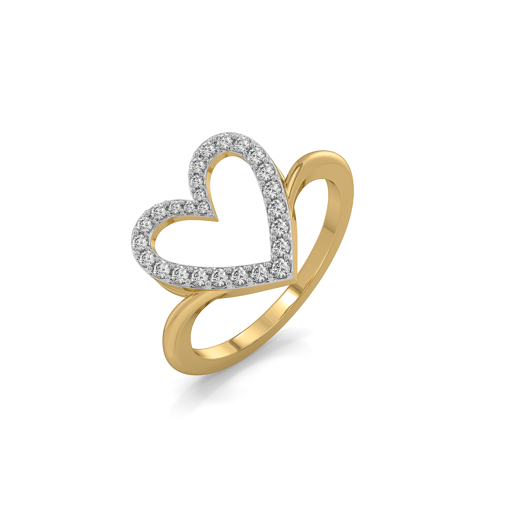 Everlasting Journey - Lab Diamond Heart Ring