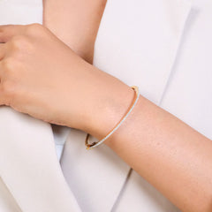 Line of Light - Lab Diamond Bangle