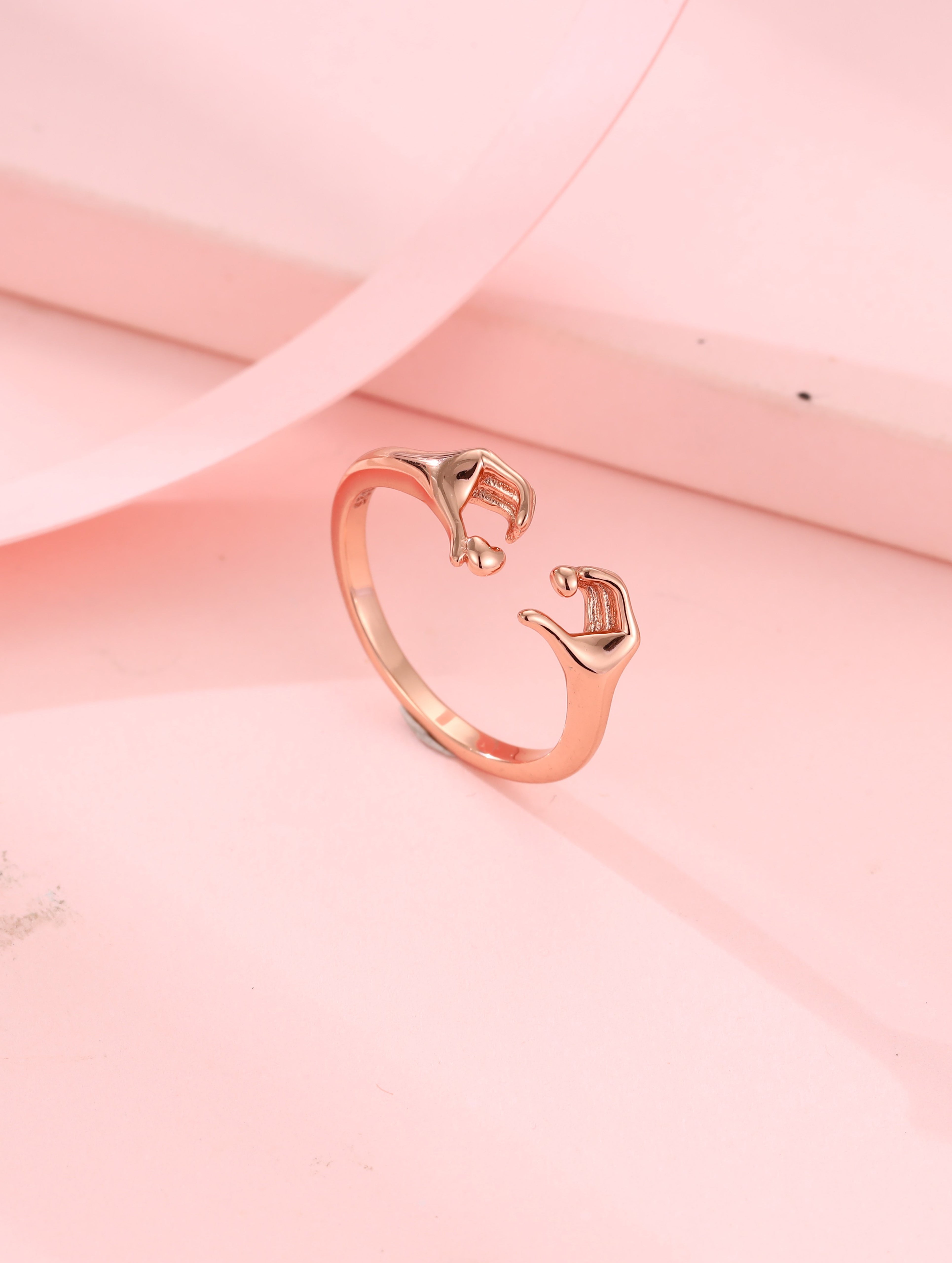 "Bound by Love" 925 Silver Couple Rings