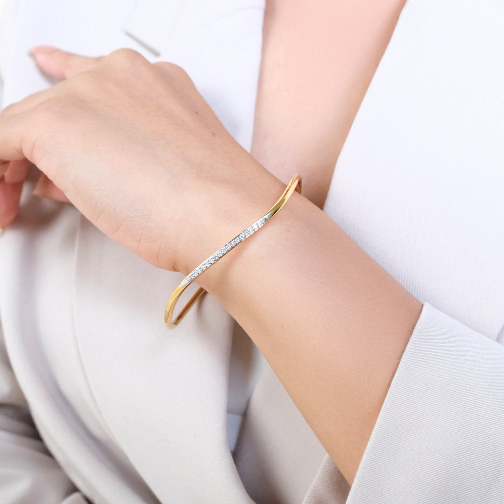 Rebel Loop - Lab Diamond Bangle Main image