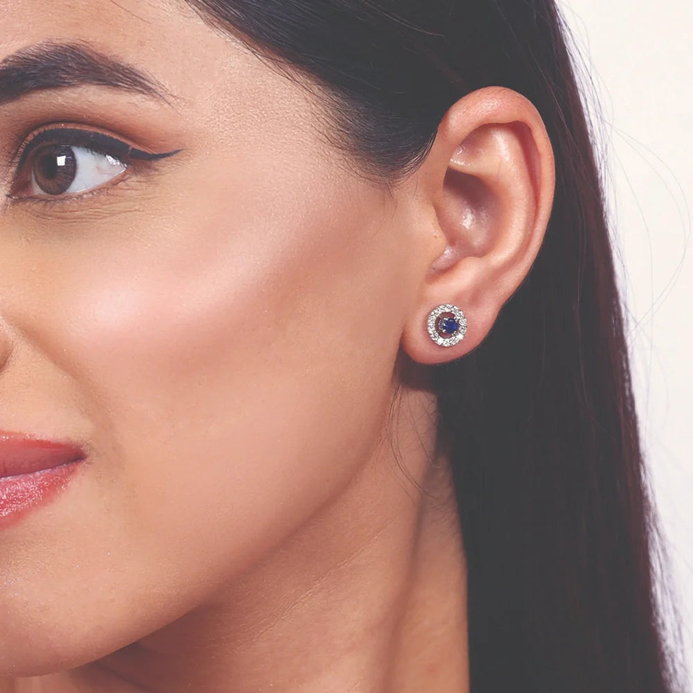Wink of Protection - Lab Diamond Stud Earrings
