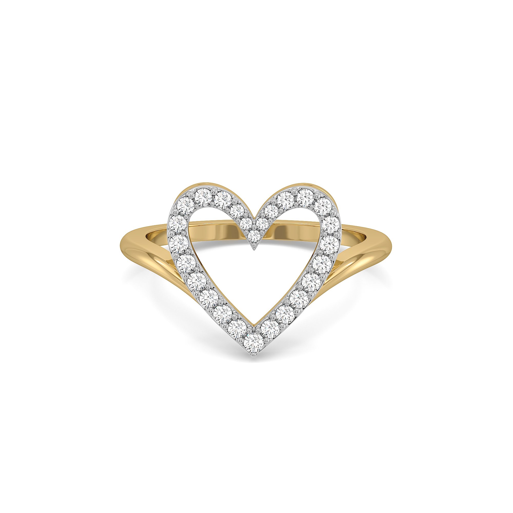 Everlasting Journey - Lab Diamond Heart Ring