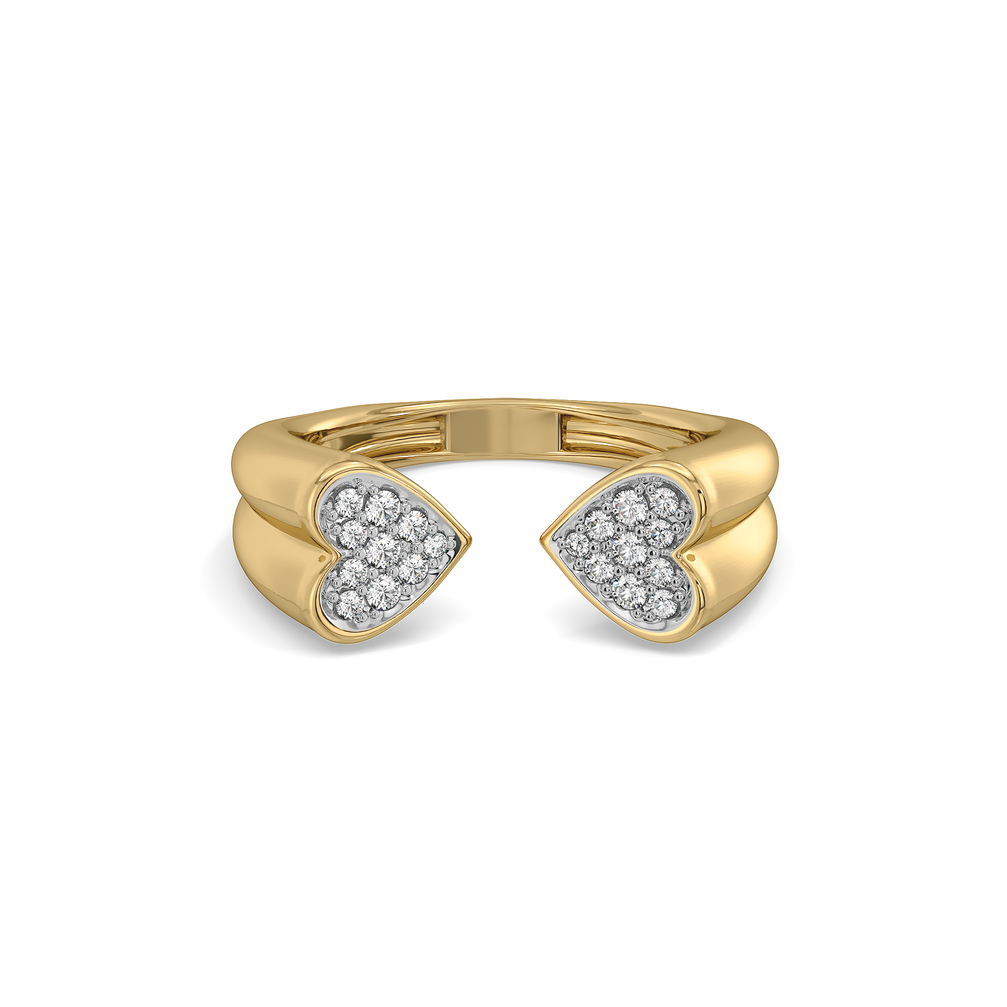 Timeless Loop - Lab Diamond Heart Ring
