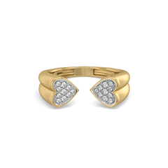 Timeless Loop - Lab Diamond Heart Ring