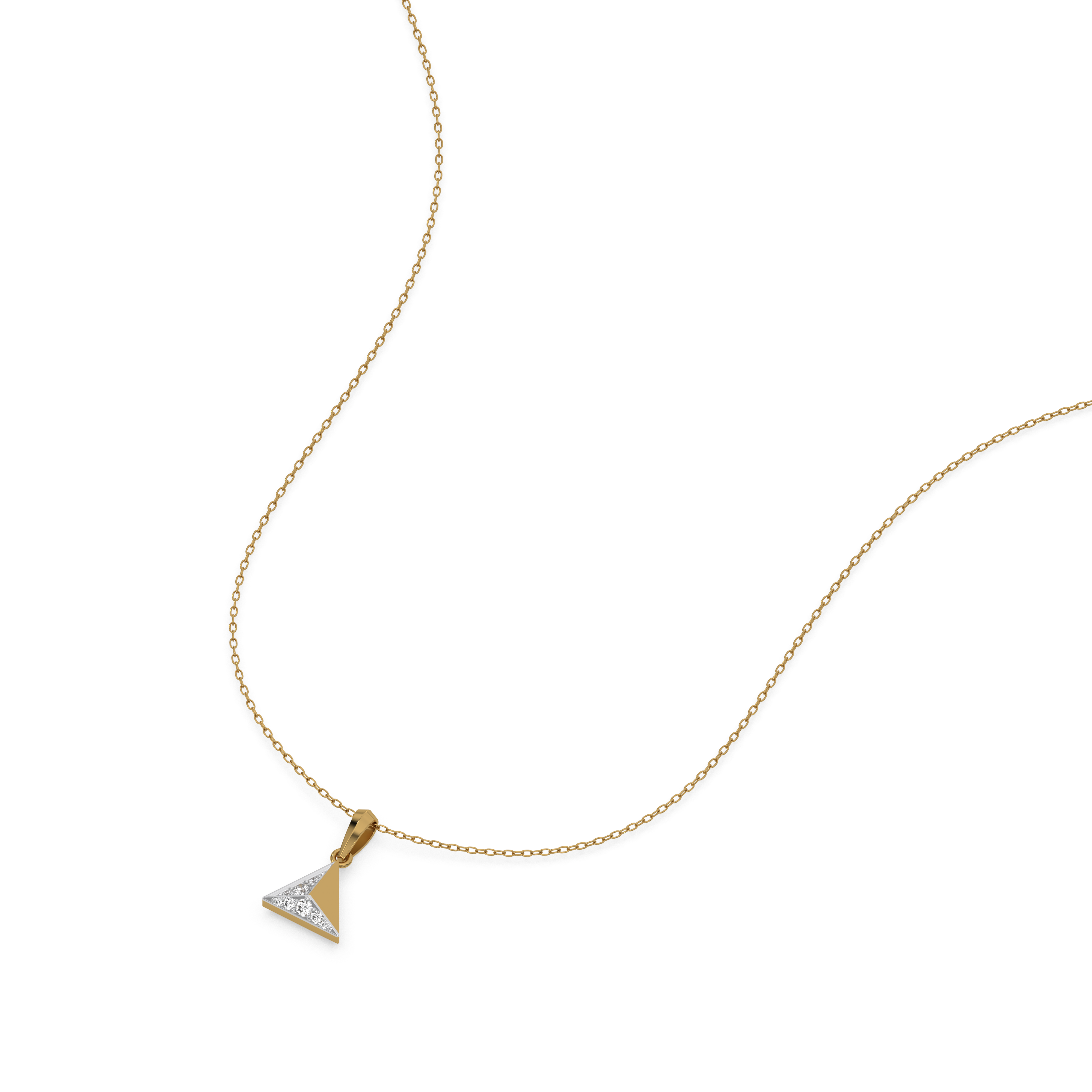 Prism Point - Lab Diamond Pendant Necklace