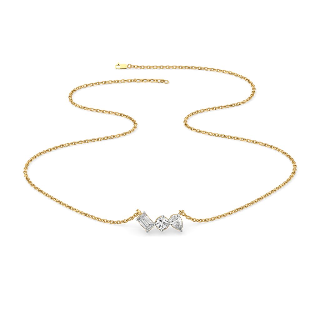 Toi-et-Moi - Lab Diamond Necklace
