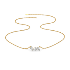 Toi-et-Moi - Lab Diamond Necklace