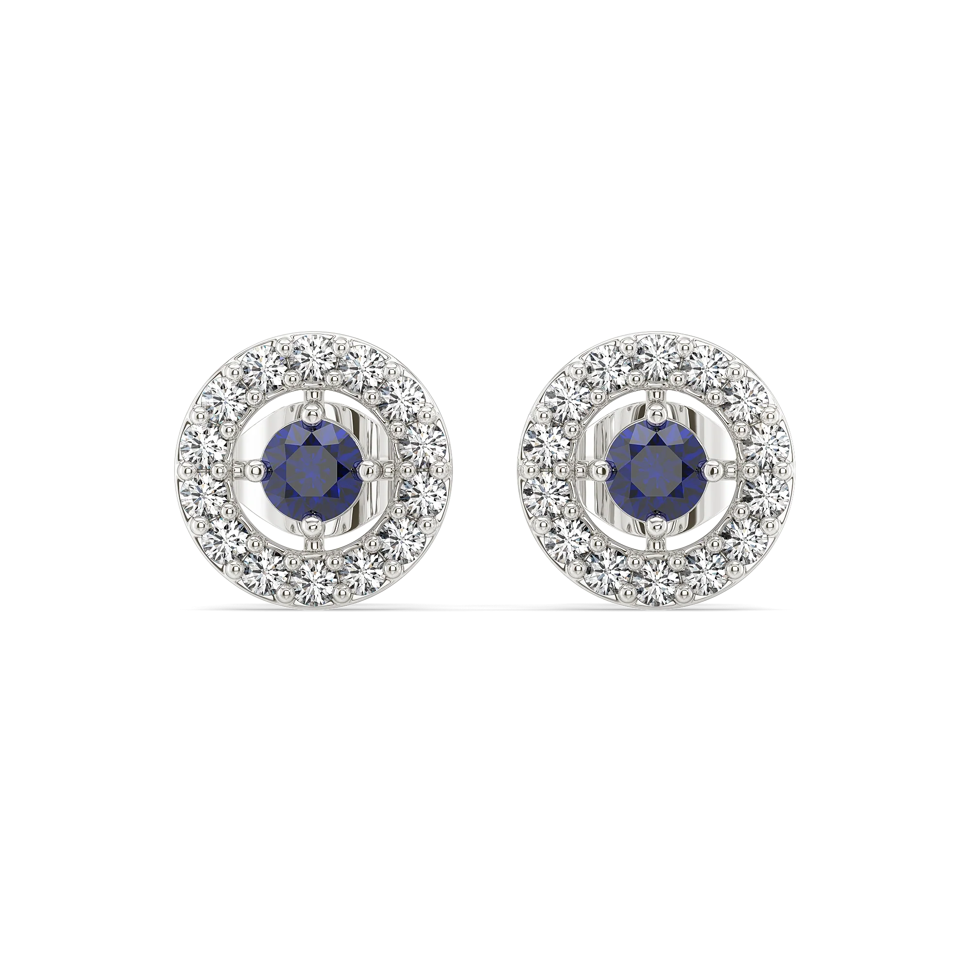Wink of Protection - Lab Diamond Stud Earrings Secondary image
