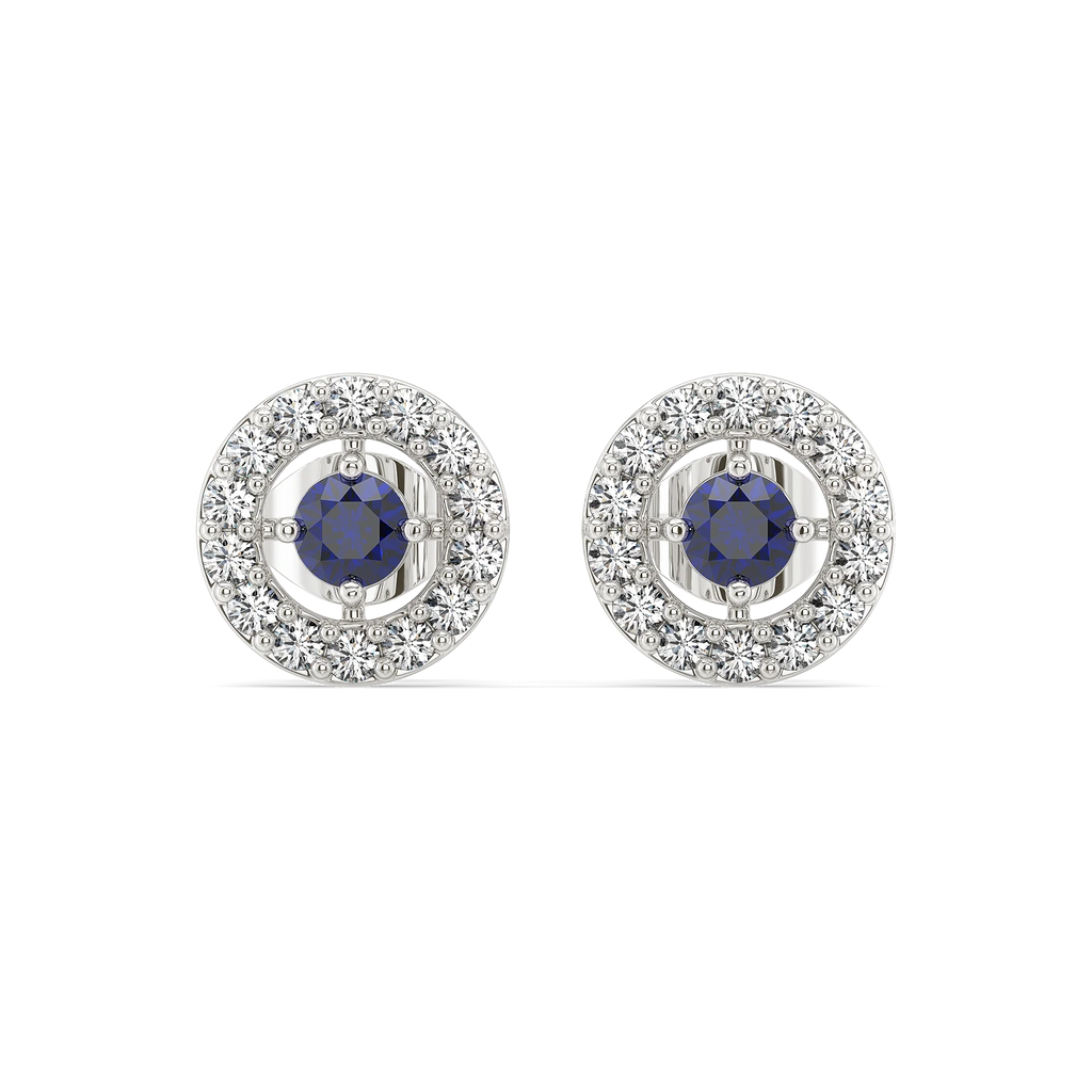 Wink of Protection - Lab Diamond Stud Earrings