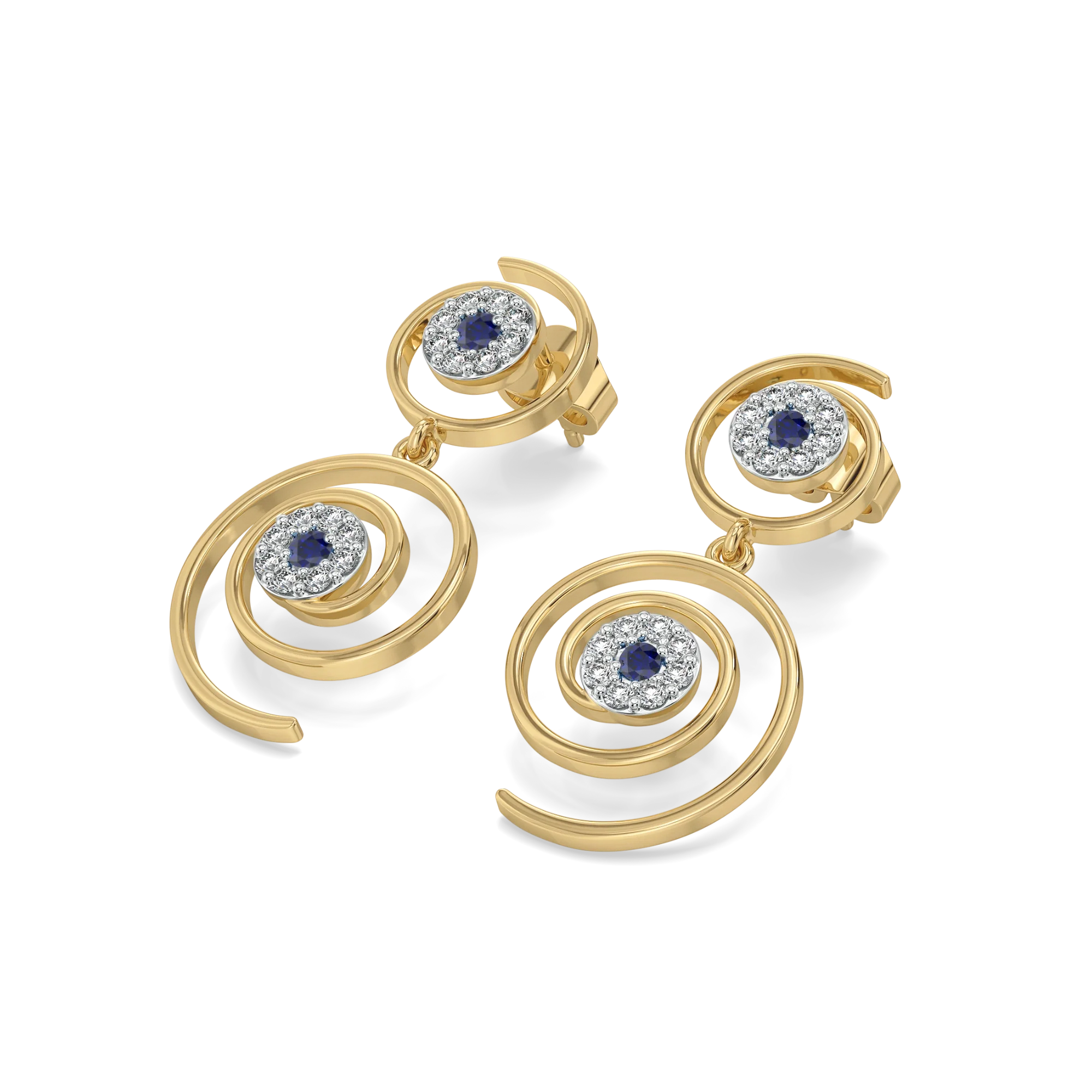 Evil Eye Elixir - Lab Diamond Drop Earrings
