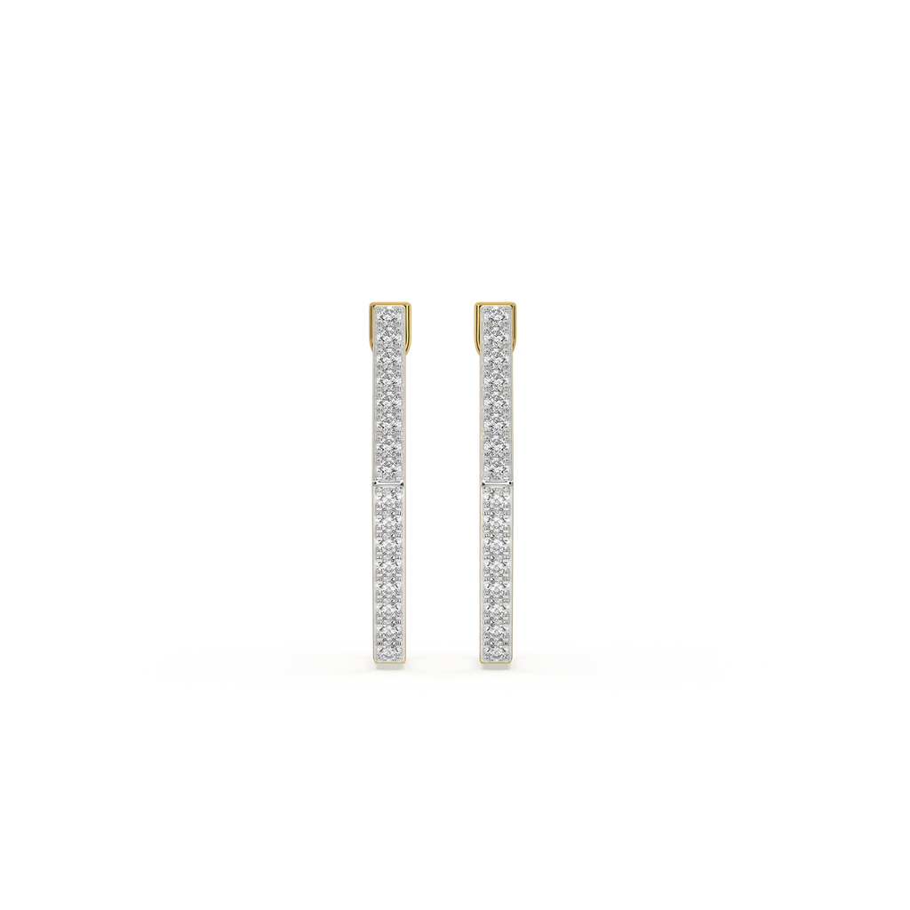 Classic Huggies - Lab Diamond  Earrings