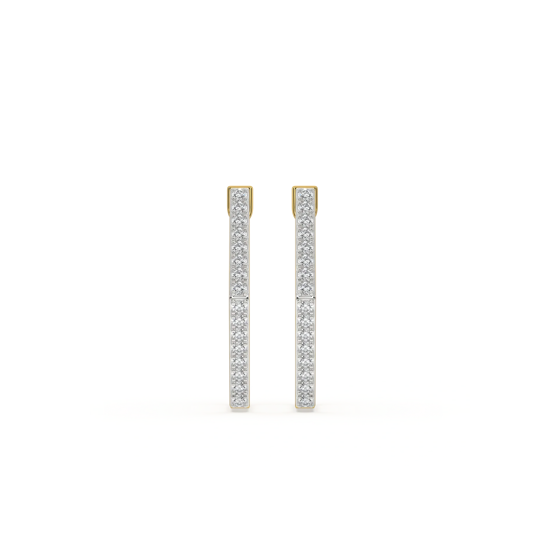 Classic Huggies - Lab Diamond  Earrings