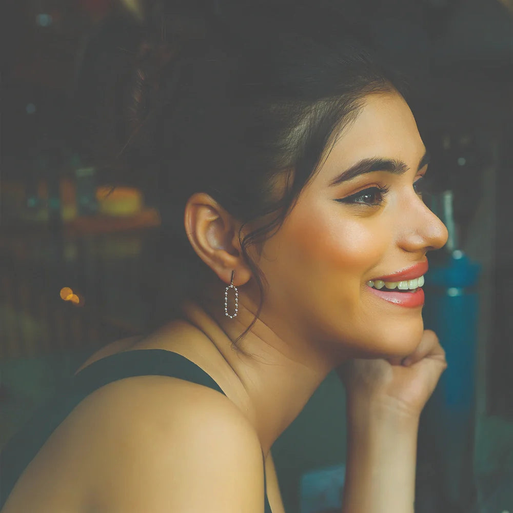 Elegant - Lab Diamond Drop Earrings