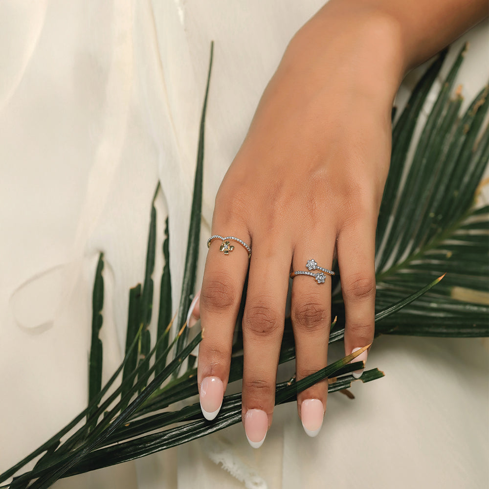 Eternal Bloom - Lab Diamond Open Top Ring