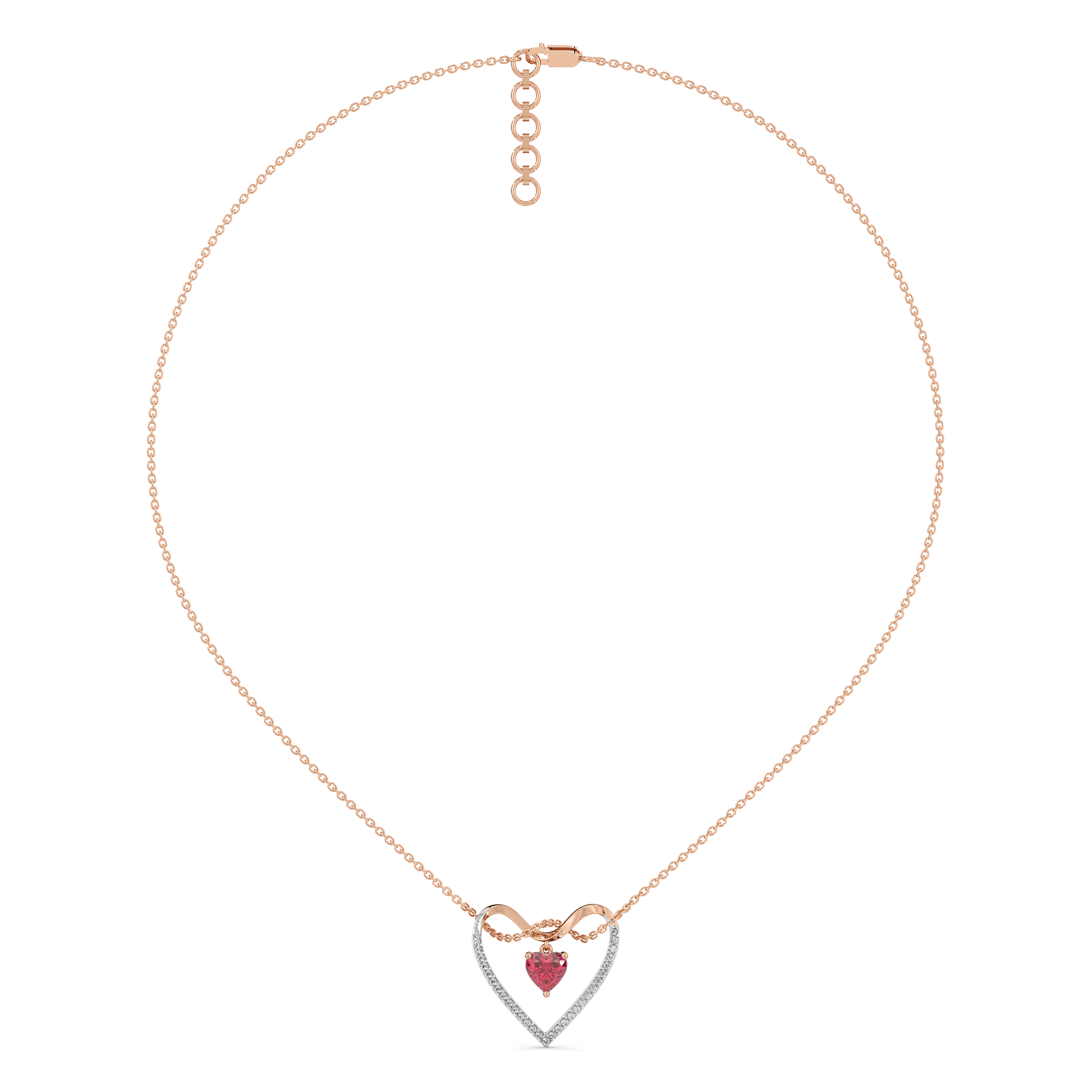 "Love on a String" - Lab Diamond Necklace