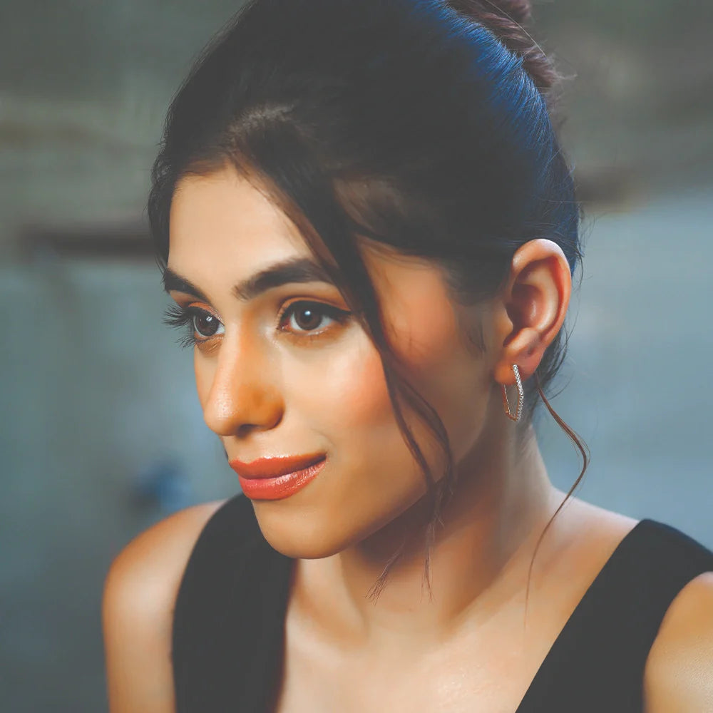 Classic Huggies - Lab Diamond  Earrings