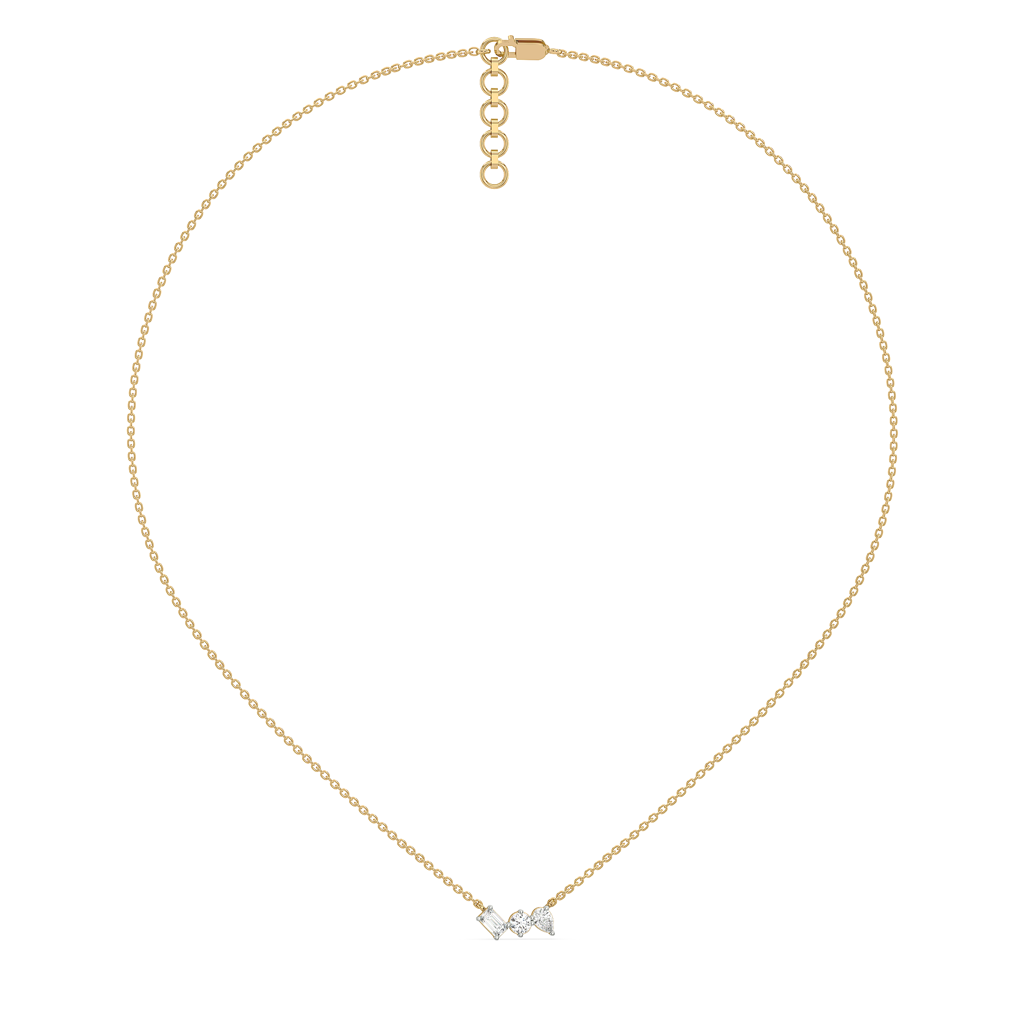 Toi-et-Moi - Lab Diamond Necklace
