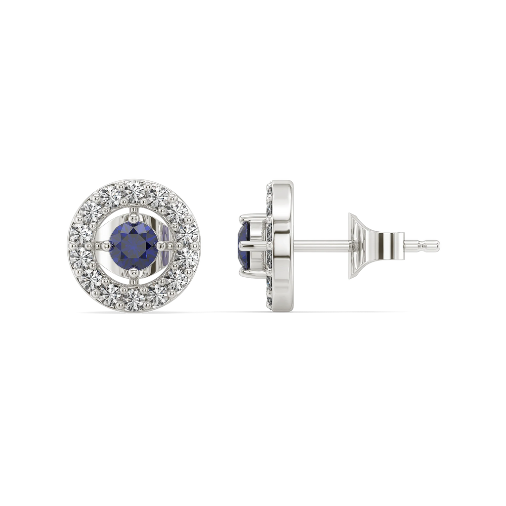 Wink of Protection - Lab Diamond Stud Earrings