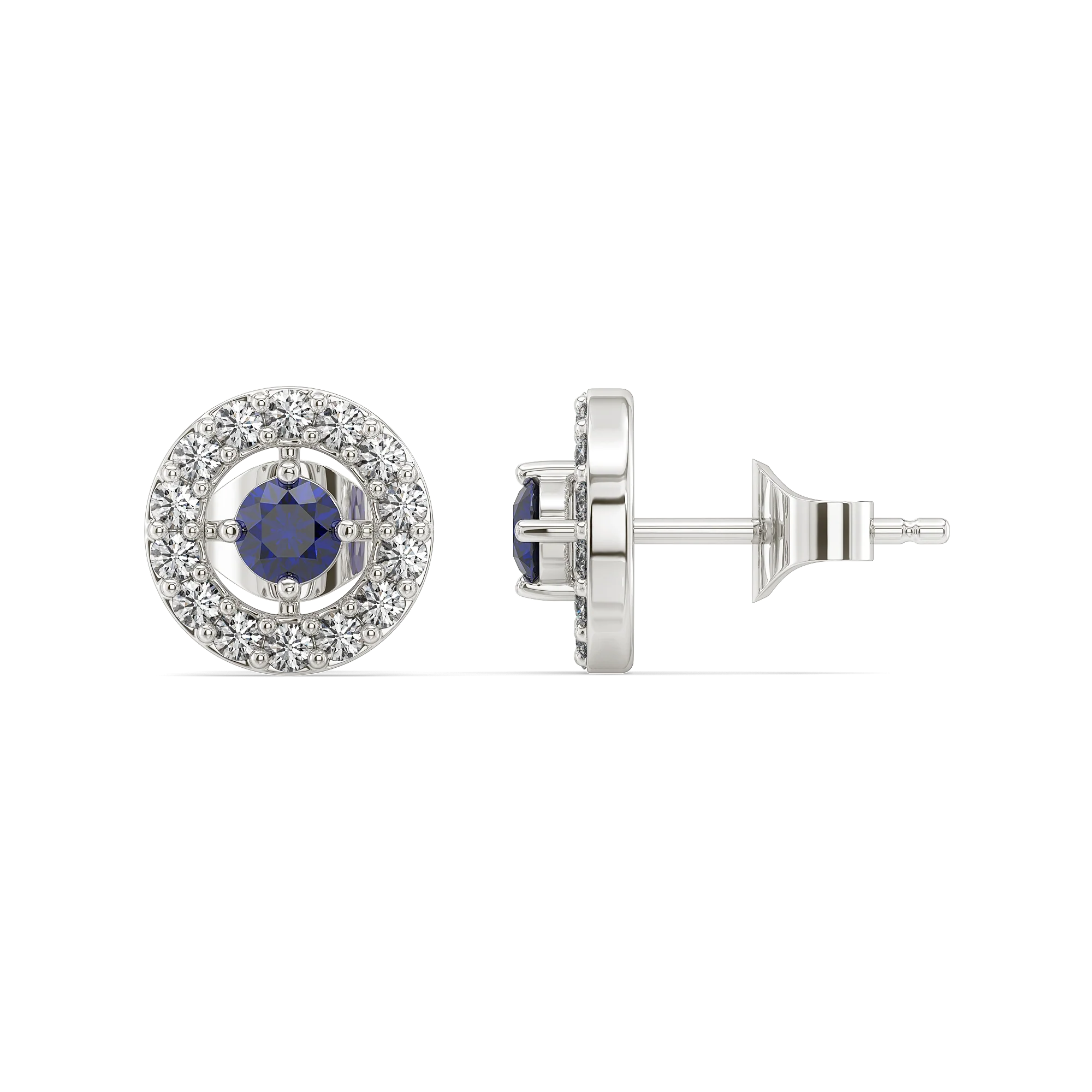 Wink of Protection - Lab Diamond Stud Earrings