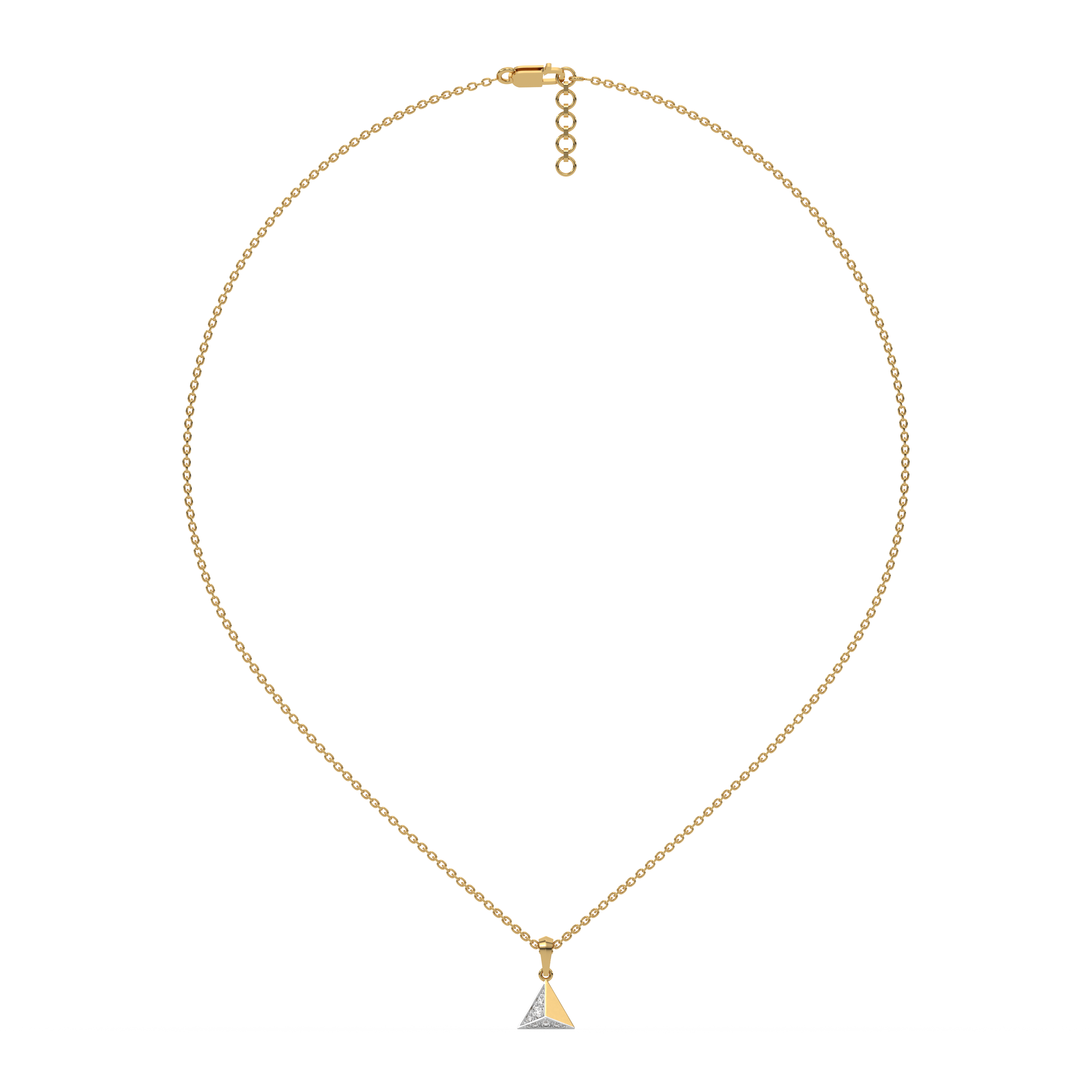 Prism Point - Lab Diamond Pendant Necklace