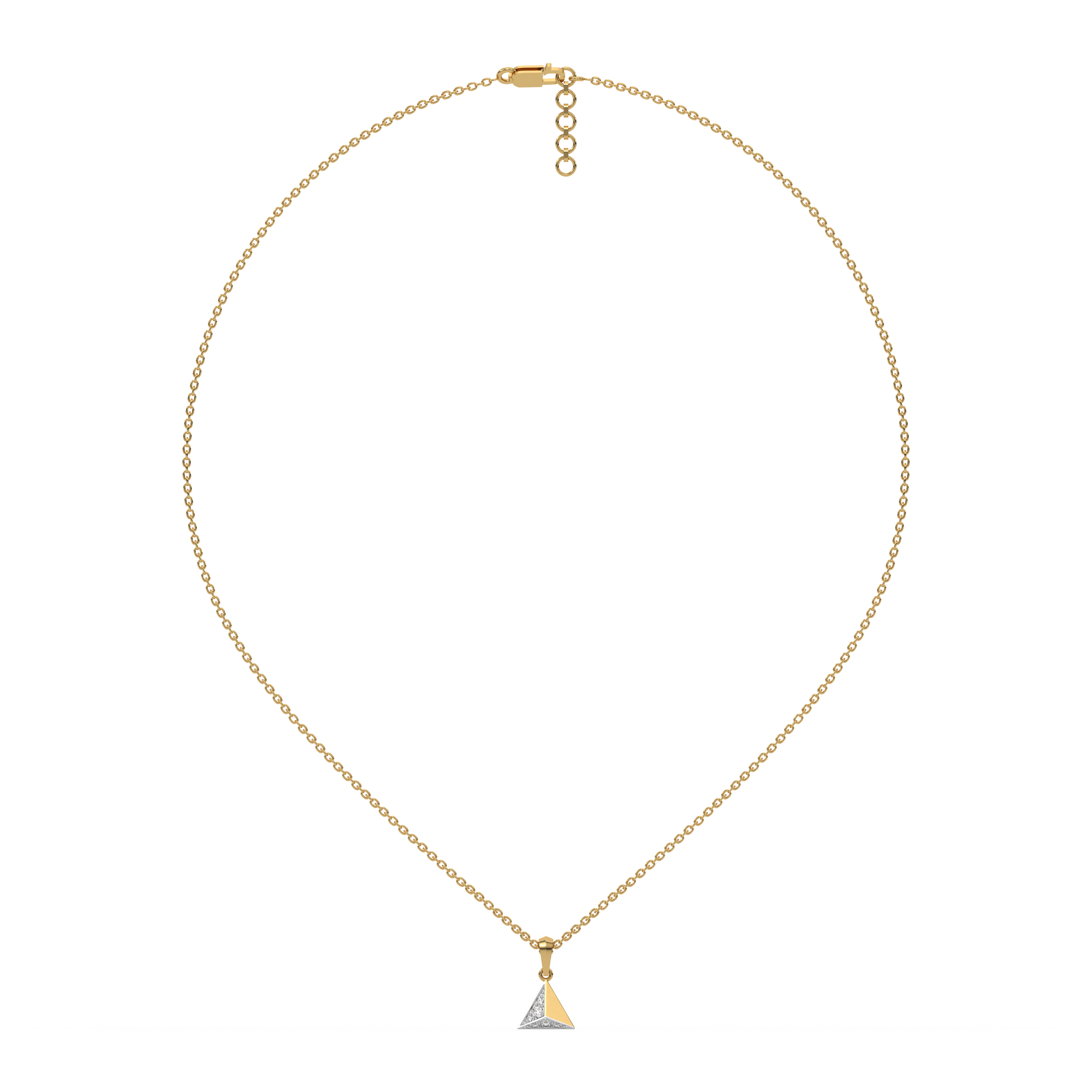 Prism Point - Lab Diamond Pendant Necklace
