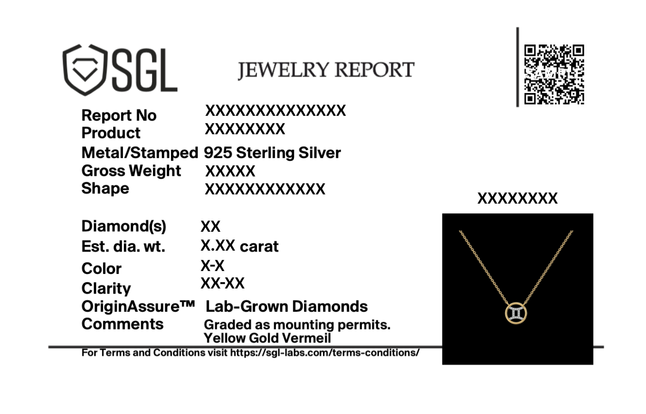 Gemini Light - Lab Diamond Necklace