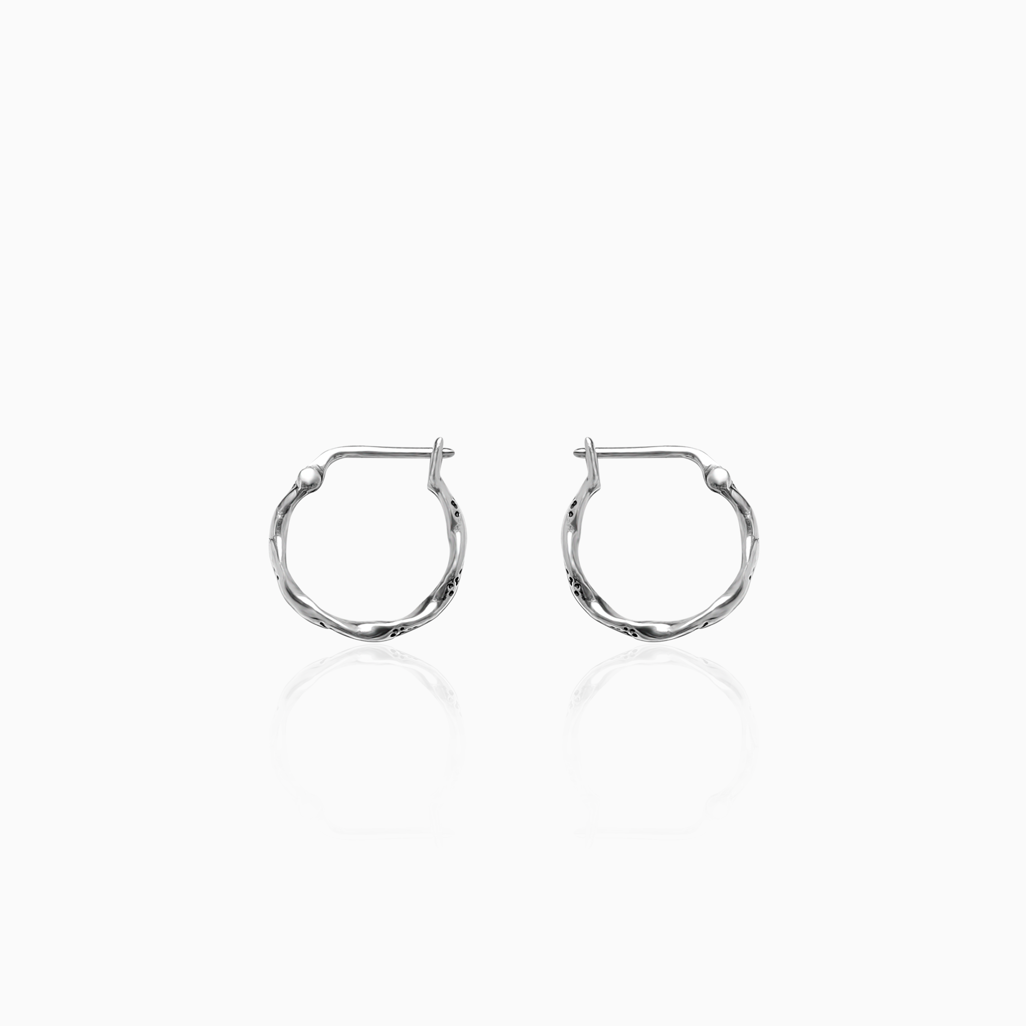 Oxidised Vintage Hoops