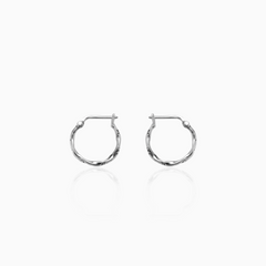 Oxidised Vintage Hoops