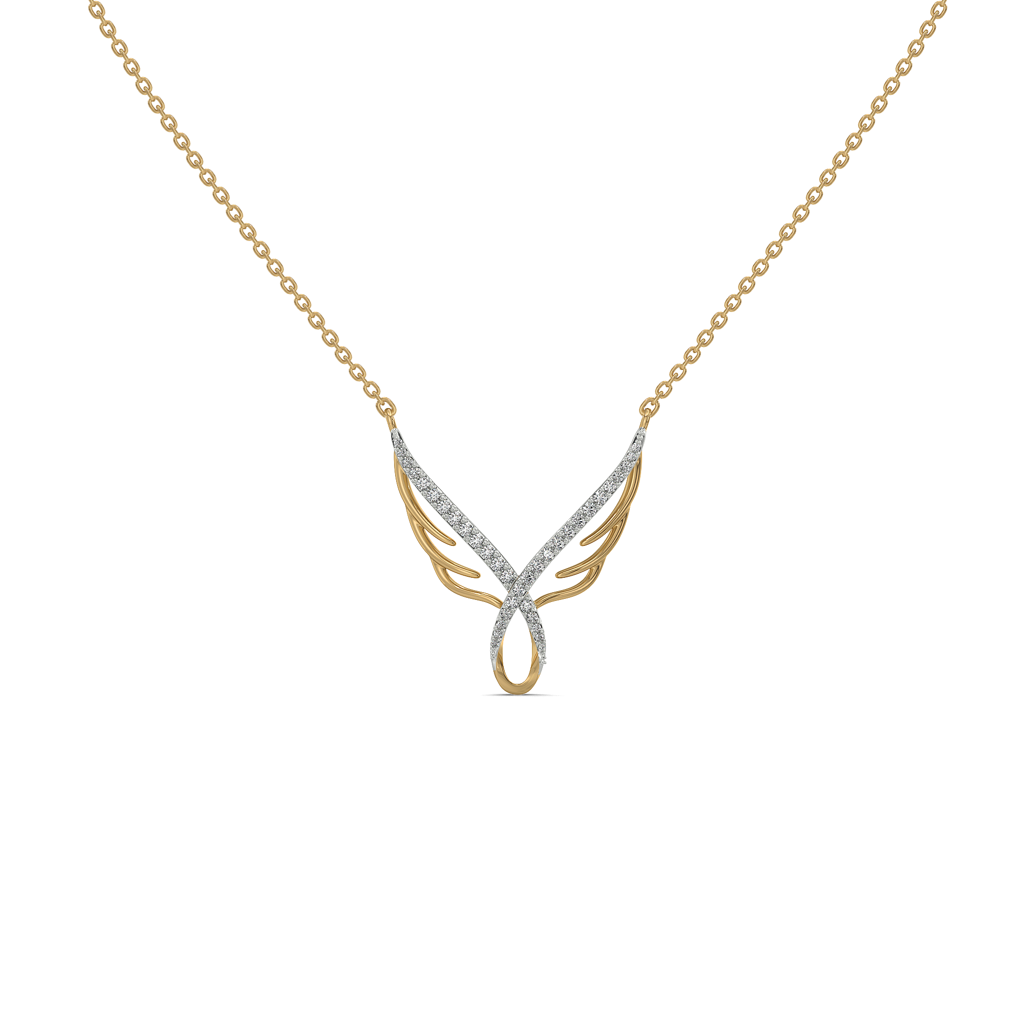 Angel's Embrace - Lab Diamond Necklace Main image