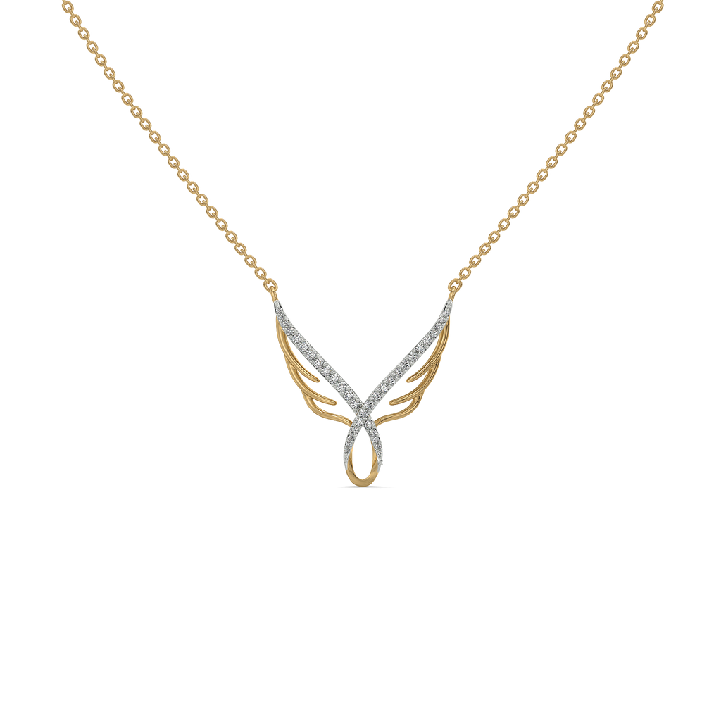 Angel's Embrace - Lab Diamond Necklace