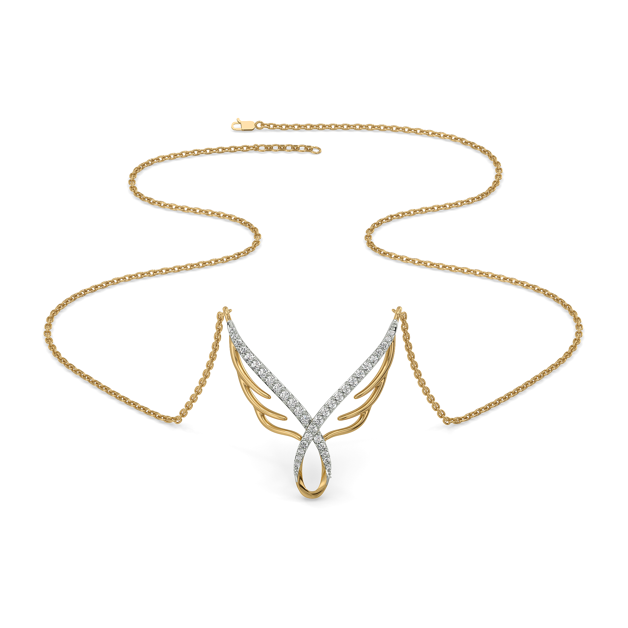 Angel's Embrace - Lab Diamond Necklace