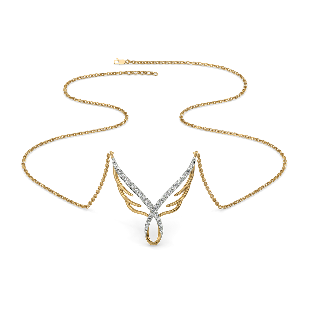 Angel's Embrace - Lab Diamond Necklace