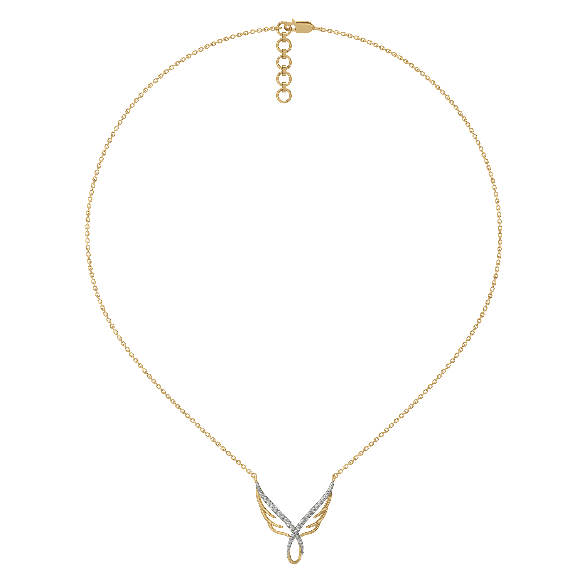 Angel's Embrace - Lab Diamond Necklace