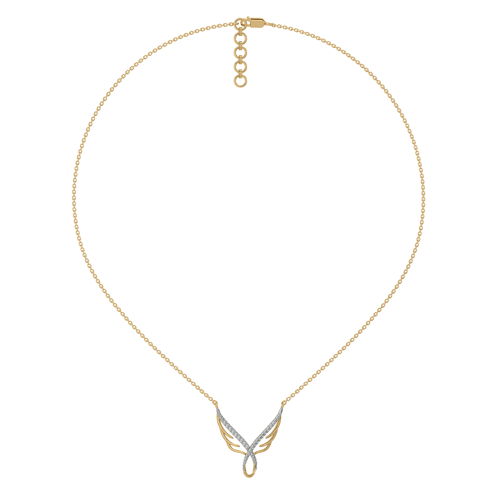 Angel's Embrace - Lab Diamond Necklace