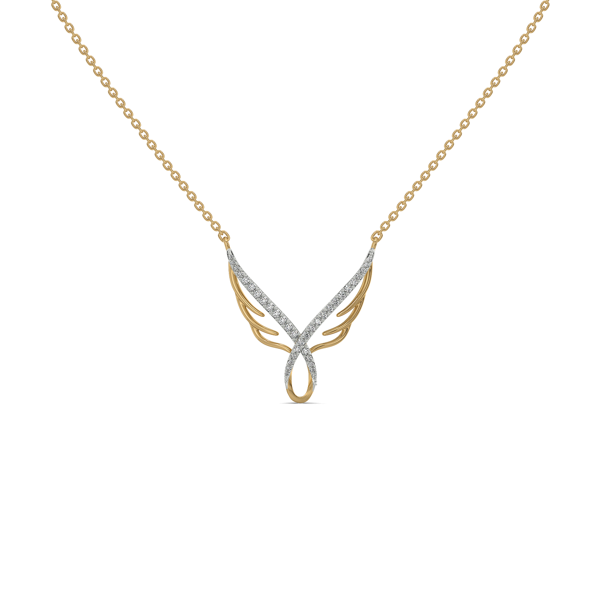 Angel's Embrace - Lab Diamond Necklace