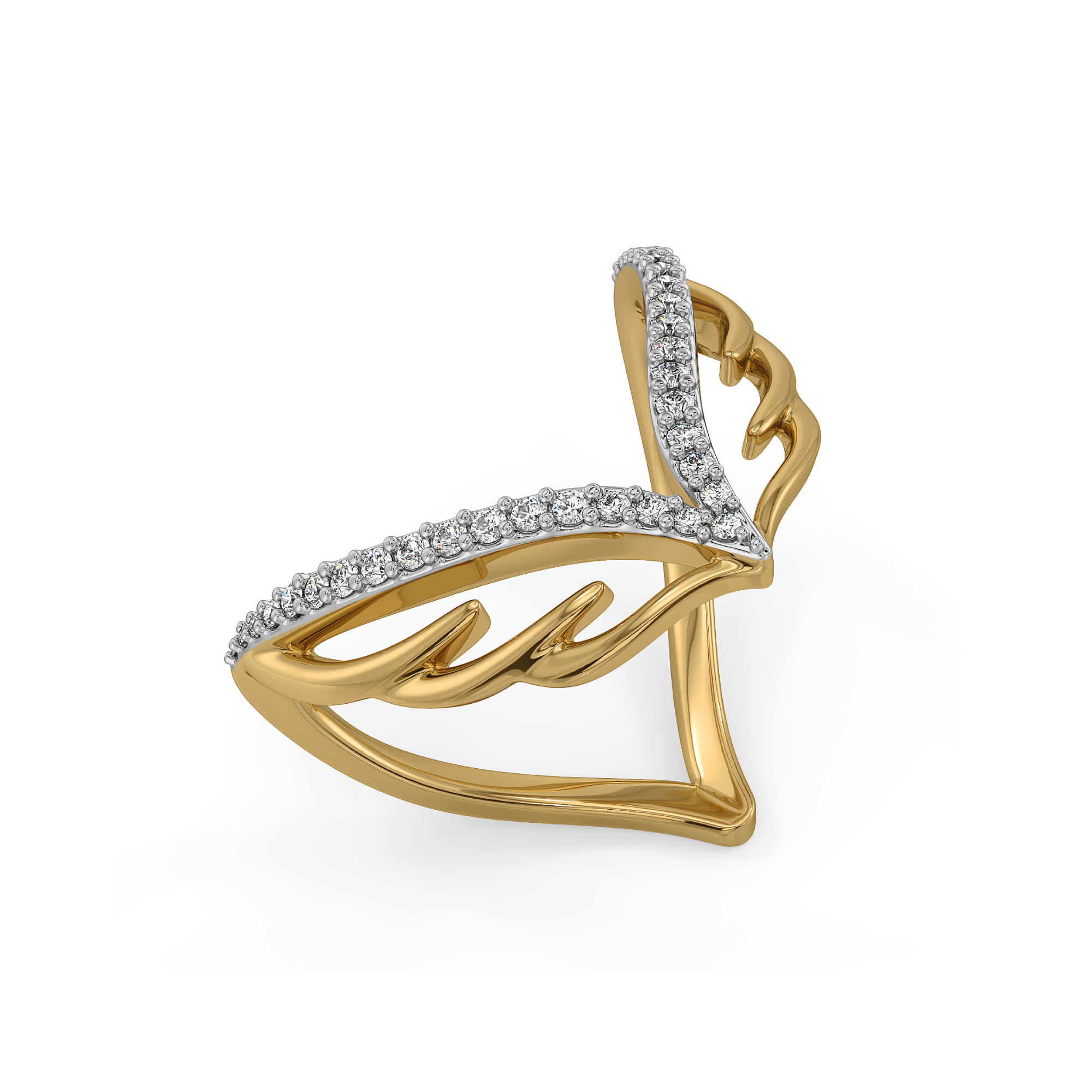 Angel's Embrace - Lab Diamond Vanki Ring