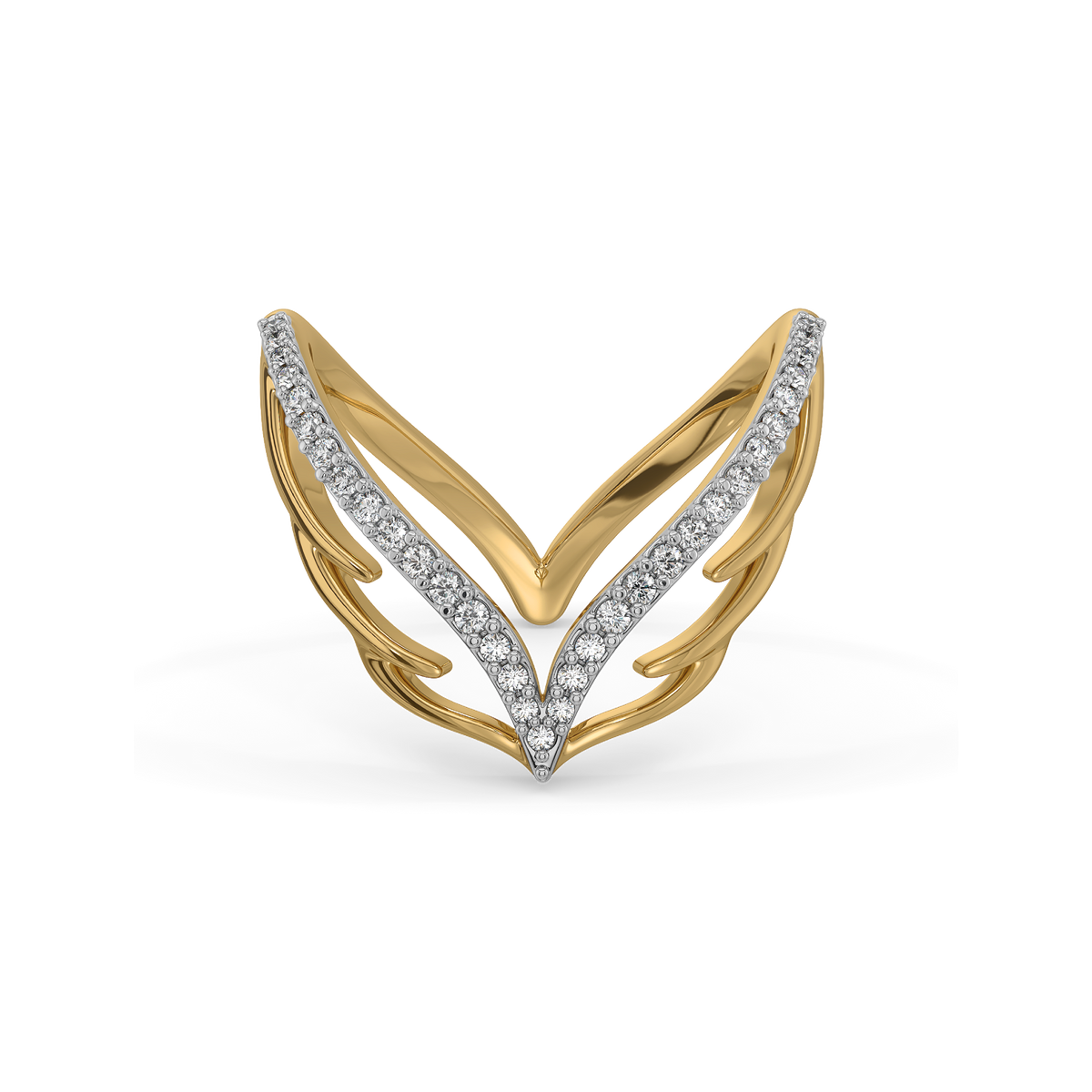 Angel's Embrace - Lab Diamond Vanki Ring